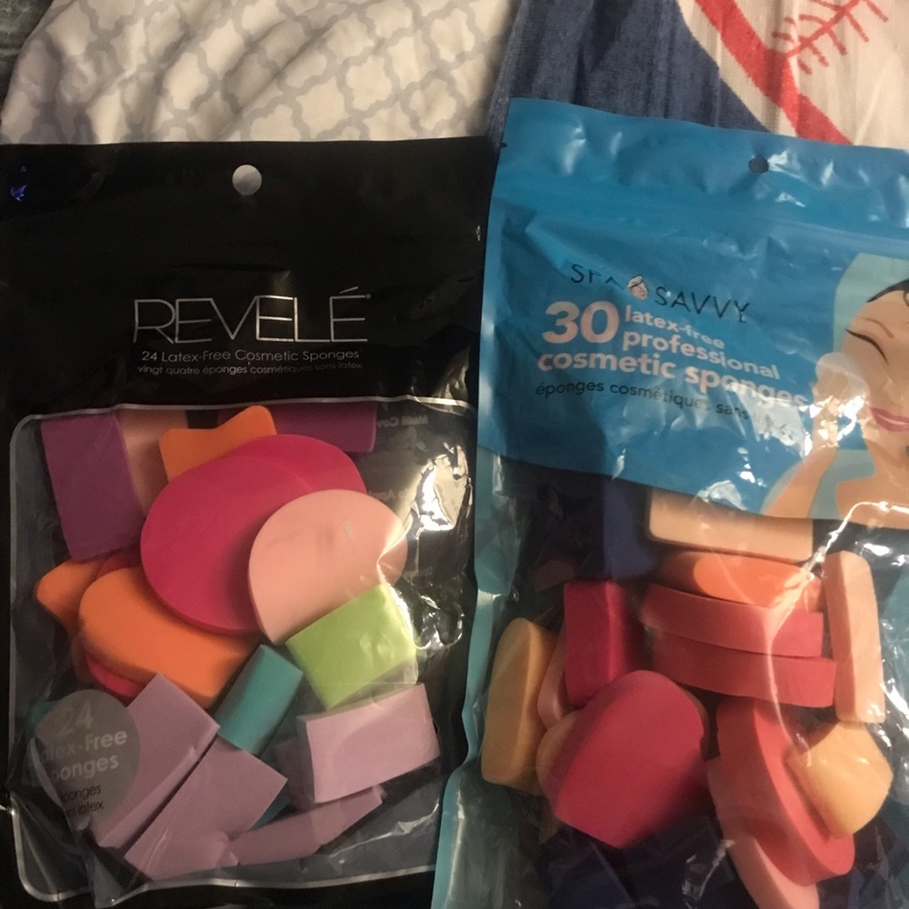 Makeup Sponges New in Package 2 packs 30 pcs each. Cosmetic Sponges 🧽